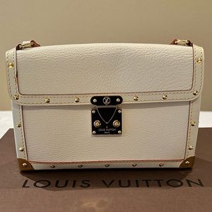 Louis Vuitton Suhali L Aimable in White. Excellent condition!